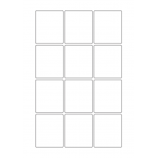40330 - Label Size 52mm x 62mm - 12 label(s) per sheet 40330 - Label Size 52mm x 62mm - 12 label(s) per sheet