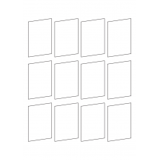 40334 - Label Size 43.539mm x 71.343mm - 12 label(s) per sheet 