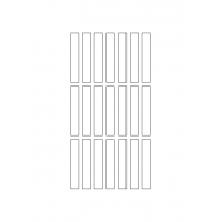 40345 - Label Size 11mm x 66mm - 21 label(s) per sheet 40345 - Label Size 11mm x 66mm - 21 label(s) per sheet