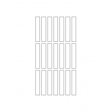 40345 - Label Size 11mm x 66mm - 21 label(s) per sheet 40345 - Label Size 11mm x 66mm - 21 label(s) per sheet