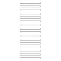 40350 - Label Size 100mm x 8mm - 15 label(s) per sheet 40350 - Label Size 100mm x 8mm - 15 label(s) per sheet