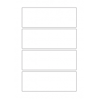 40352 - Label Size 164mm x 60mm - 4 label(s) per sheet 40352 - Label Size 164mm x 60mm - 4 label(s) per sheet