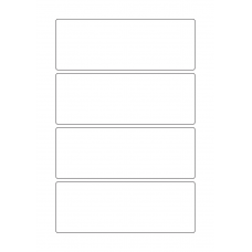 40352 - Label Size 164mm x 60mm - 4 label(s) per sheet 40352 - Label Size 164mm x 60mm - 4 label(s) per sheet