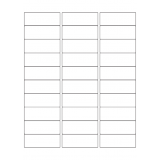 40353 - Label Size 67mm x 25mm - 30 label(s) per sheet 40353 - Label Size 67mm x 25mm - 30 label(s) per sheet