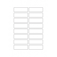 40362 - Label Size 73mm x 23mm - 16 label(s) per sheet 40362 - Label Size 73mm x 23mm - 16 label(s) per sheet
