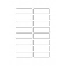 40362 - Label Size 73mm x 23mm - 16 label(s) per sheet 40362 - Label Size 73mm x 23mm - 16 label(s) per sheet