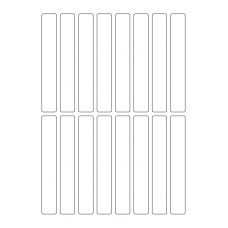 40364 - Label Size 19mm x 128mm - 16 label(s) per sheet 40364 - Label Size 19mm x 128mm - 16 label(s) per sheet