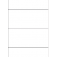 40372 - Label Size 210mm x 49.5mm - 6 label(s) per sheet 40372 - Label Size 210mm x 49.5mm - 6 label(s) per sheet