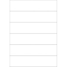 40372 - Label Size 210mm x 49.5mm - 6 label(s) per sheet 40372 - Label Size 210mm x 49.5mm - 6 label(s) per sheet