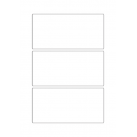 40375 - Label Size 156mm x 76mm - 3 label(s) per sheet 40375 - Label Size 156mm x 76mm - 3 label(s) per sheet