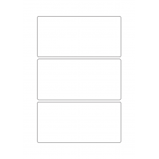 40375 - Label Size 156mm x 76mm - 3 label(s) per sheet 40375 - Label Size 156mm x 76mm - 3 label(s) per sheet