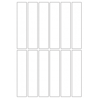 40376 - Label Size 29mm x 140mm - 12 label(s) per sheet 40376 - Label Size 29mm x 140mm - 12 label(s) per sheet