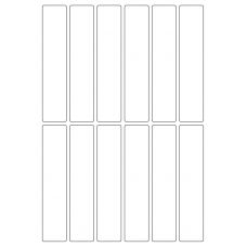 40376 - Label Size 29mm x 140mm - 12 label(s) per sheet 40376 - Label Size 29mm x 140mm - 12 label(s) per sheet