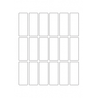 40386 - Label Size 27mm x 70mm - 18 label(s) per sheet 40386 - Label Size 27mm x 70mm - 18 label(s) per sheet