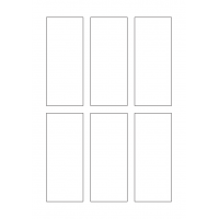 40392 - Label Size 50mm x 120mm - 6 label(s) per sheet 40392 - Label Size 50mm x 120mm - 6 label(s) per sheet