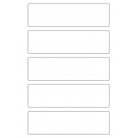 40395 - Label Size 175mm x 50mm - 5 label(s) per sheet 40395 - Label Size 175mm x 50mm - 5 label(s) per sheet