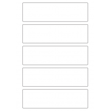40395 - Label Size 175mm x 50mm - 5 label(s) per sheet 40395 - Label Size 175mm x 50mm - 5 label(s) per sheet