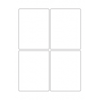 40398 - Label Size 90mm x 120mm - 4 label(s) per sheet 40398 - Label Size 90mm x 120mm - 4 label(s) per sheet