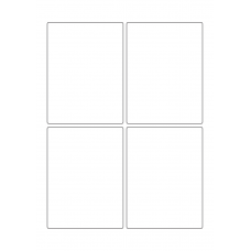 40398 - Label Size 90mm x 120mm - 4 label(s) per sheet 40398 - Label Size 90mm x 120mm - 4 label(s) per sheet