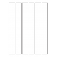 40406 - Label Size 30mm x 270mm - 6 label(s) per sheet 40406 - Label Size 30mm x 270mm - 6 label(s) per sheet