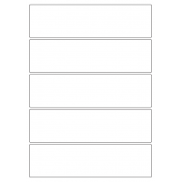 40411 - Label Size 200mm x 54mm - 5 label(s) per sheet 40411 - Label Size 200mm x 54mm - 5 label(s) per sheet