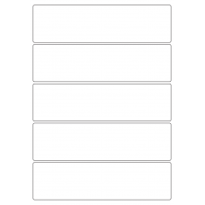 40411 - Label Size 200mm x 54mm - 5 label(s) per sheet 40411 - Label Size 200mm x 54mm - 5 label(s) per sheet