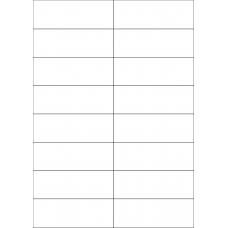 40415 - Label Size 105mm x 36.9mm - 16 label(s) per sheet 40415 - Label Size 105mm x 36.9mm - 16 label(s) per sheet