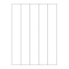 40416 - Label Size 38.5mm x 261mm - 5 label(s) per sheet 40416 - Label Size 38.5mm x 261mm - 5 label(s) per sheet