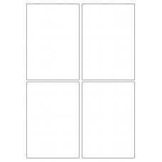 40417 - Label Size 97mm x 140mm - 4 label(s) per sheet 40417 - Label Size 97mm x 140mm - 4 label(s) per sheet