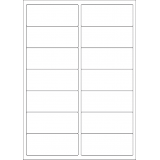 40421 - Label Size 97mm x 40mm - 14 label(s) per sheet 40421 - Label Size 97mm x 40mm - 14 label(s) per sheet
