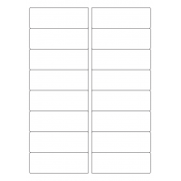 40422 - Label Size 97mm x 34mm - 16 label(s) per sheet 40422 - Label Size 97mm x 34mm - 16 label(s) per sheet
