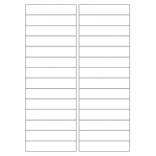 40423 - Label Size 97mm x 20mm - 28 label(s) per sheet 40423 - Label Size 97mm x 20mm - 28 label(s) per sheet