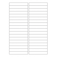 40424 - Label Size 97mm x 15mm - 36 label(s) per sheet 40424 - Label Size 97mm x 15mm - 36 label(s) per sheet