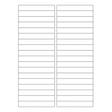 40424 - Label Size 97mm x 15mm - 36 label(s) per sheet 40424 - Label Size 97mm x 15mm - 36 label(s) per sheet