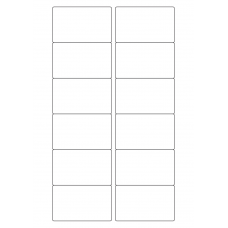 40426 - Label Size 77mm x 46.5mm - 12 label(s) per sheet 40426 - Label Size 77mm x 46.5mm - 12 label(s) per sheet