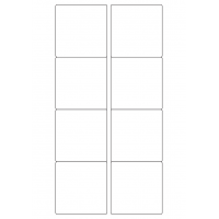 40428 - Label Size 70mm x 71mm - 8 label(s) per sheet 40428 - Label Size 70mm x 71mm - 8 label(s) per sheet