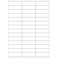 40433 - Label Size 70mm x 20mm - 42 label(s) per sheet 40433 - Label Size 70mm x 20mm - 42 label(s) per sheet