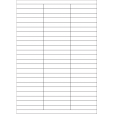 40434 - Label Size 70mm x 12mm - 69 label(s) per sheet 40434 - Label Size 70mm x 12mm - 69 label(s) per sheet