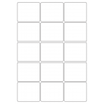 40435 - Label Size 64mm x 54mm - 15 label(s) per sheet