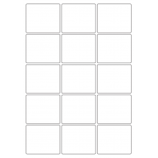 40435 - Label Size 64mm x 54mm - 15 label(s) per sheet 40435 - Label Size 64mm x 54mm - 15 label(s) per sheet