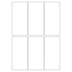 40437 - Label Size 64mm x 138mm - 6 label(s) per sheet