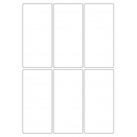 40437 - Label Size 64mm x 138mm - 6 label(s) per sheet 40437 - Label Size 64mm x 138mm - 6 label(s) per sheet