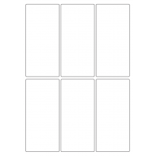 40437 - Label Size 64mm x 138mm - 6 label(s) per sheet 40437 - Label Size 64mm x 138mm - 6 label(s) per sheet