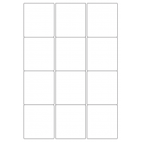 40441 - Label Size 63.5mm x 71mm - 12 label(s) per sheet 40441 - Label Size 63.5mm x 71mm - 12 label(s) per sheet