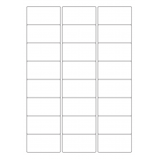 40443 - Label Size 63.5mm x 34mm - 24 label(s) per sheet 40443 - Label Size 63.5mm x 34mm - 24 label(s) per sheet