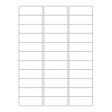 40444 - Label Size 63.5mm x 24mm - 33 label(s) per sheet 40444 - Label Size 63.5mm x 24mm - 33 label(s) per sheet