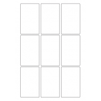 40446 - Label Size 55mm x 90mm - 9 label(s) per sheet 40446 - Label Size 55mm x 90mm - 9 label(s) per sheet