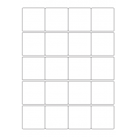 40448 - Label Size 50mm x 50mm - 20 label(s) per sheet 40448 - Label Size 50mm x 50mm - 20 label(s) per sheet
