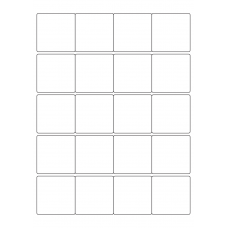 40448 - Label Size 50mm x 50mm - 20 label(s) per sheet 40448 - Label Size 50mm x 50mm - 20 label(s) per sheet