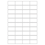 40449 - Label Size 48.5mm x 25.4mm - 40 label(s) per sheet